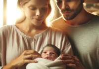 Picture of a baby who was disappointed by its parents at birth because it was not ideal. (by DALL-E)