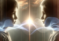 'The resonance of mutual trauma' by DALL-E.