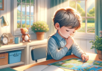 'Children Responding Appropriately to Stress' by DALL-E