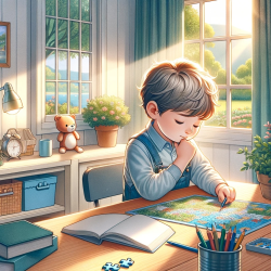 'Children Responding Appropriately to Stress' by DALL-E