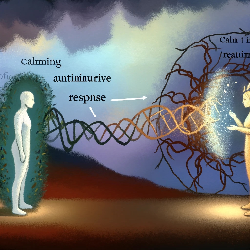 "The inflammation will heal and you will see your life-size partner." by DALL-E
