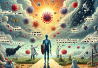 'Psychological trauma is like allergies' by DALL-E